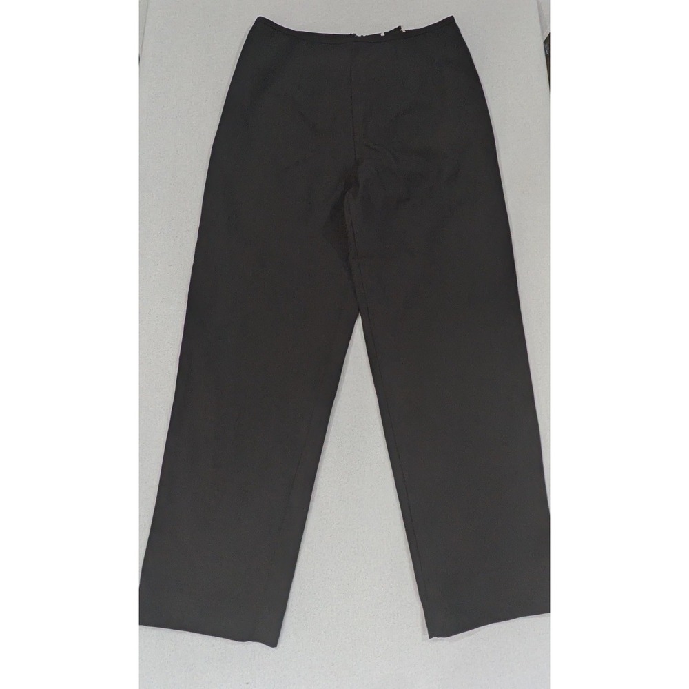 B'Time Trousers Women 11/12 Black Excellent Vintage Wide Leg High Rise USA Made